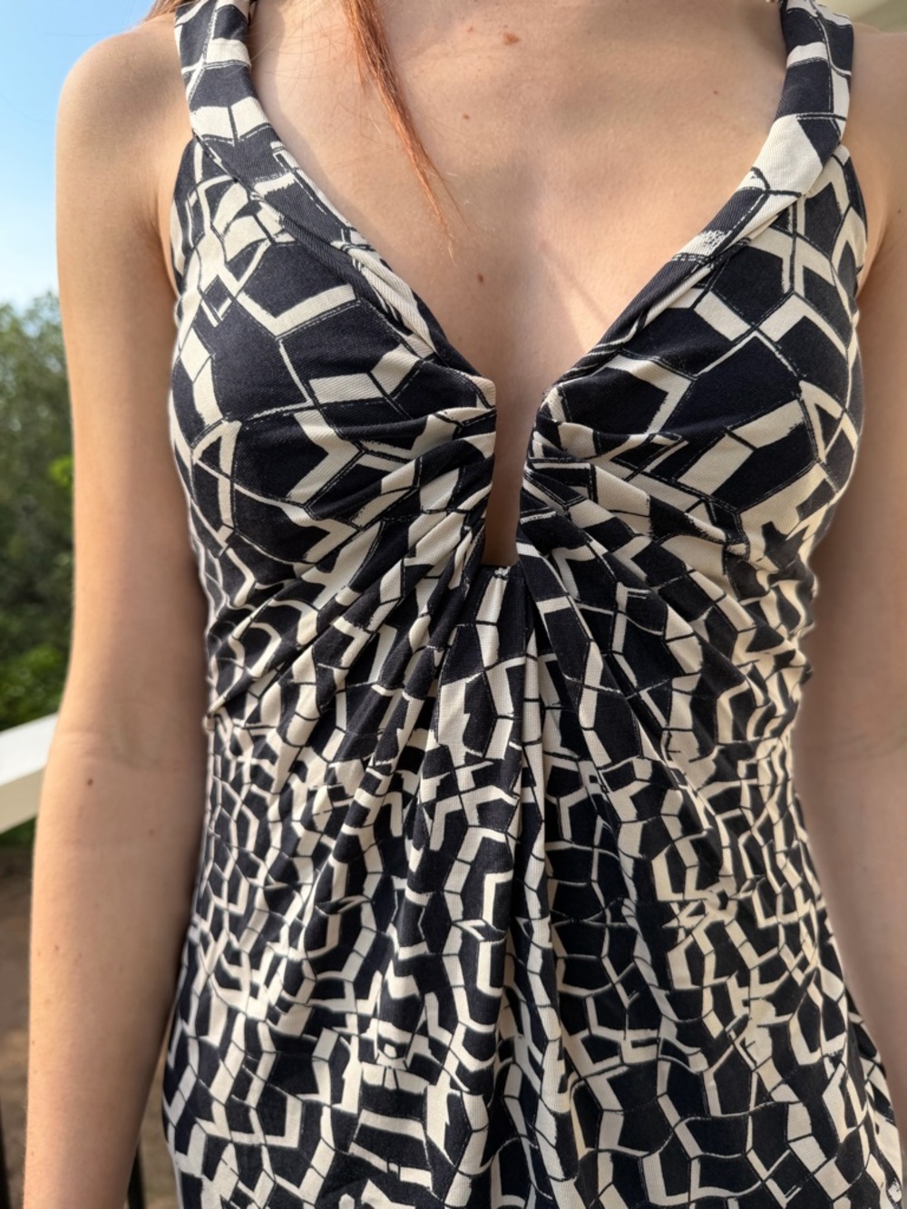 Diane Von Furstenberg Geometric print dress - Picture 6 of 15
